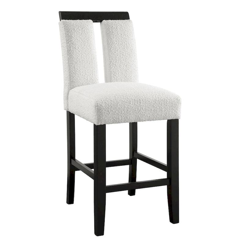 Sedia alta da bancone moderna imbottita Strick & Bolton Lange (Set di 2)