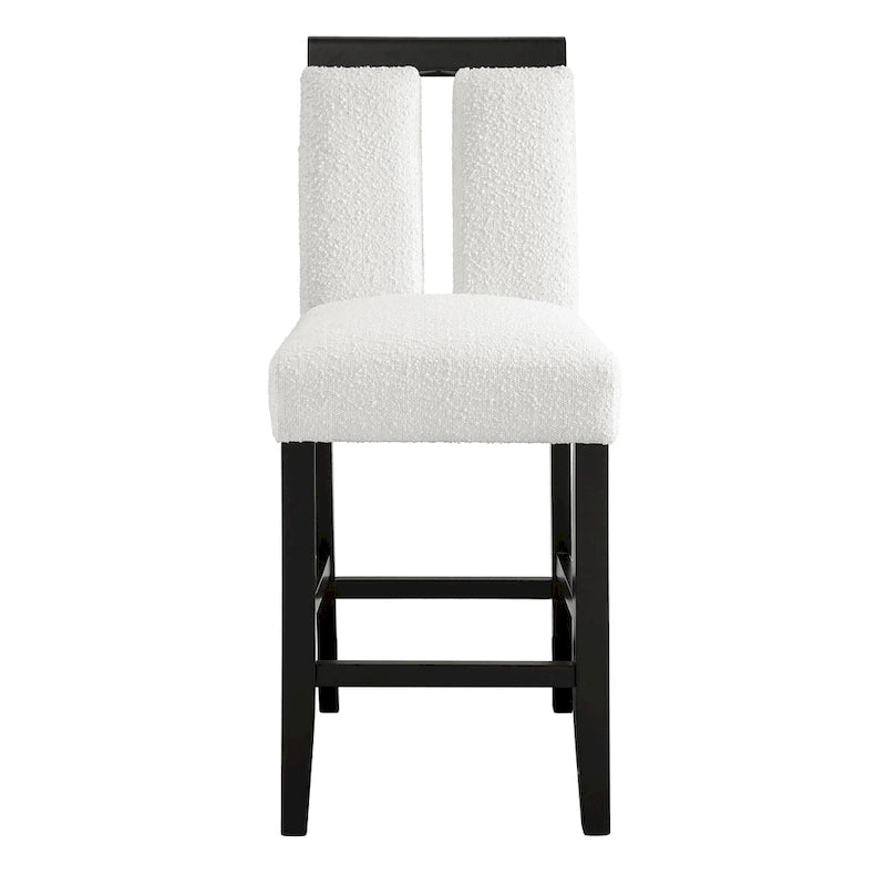 Sedia alta da bancone moderna imbottita Strick & Bolton Lange (Set di 2)