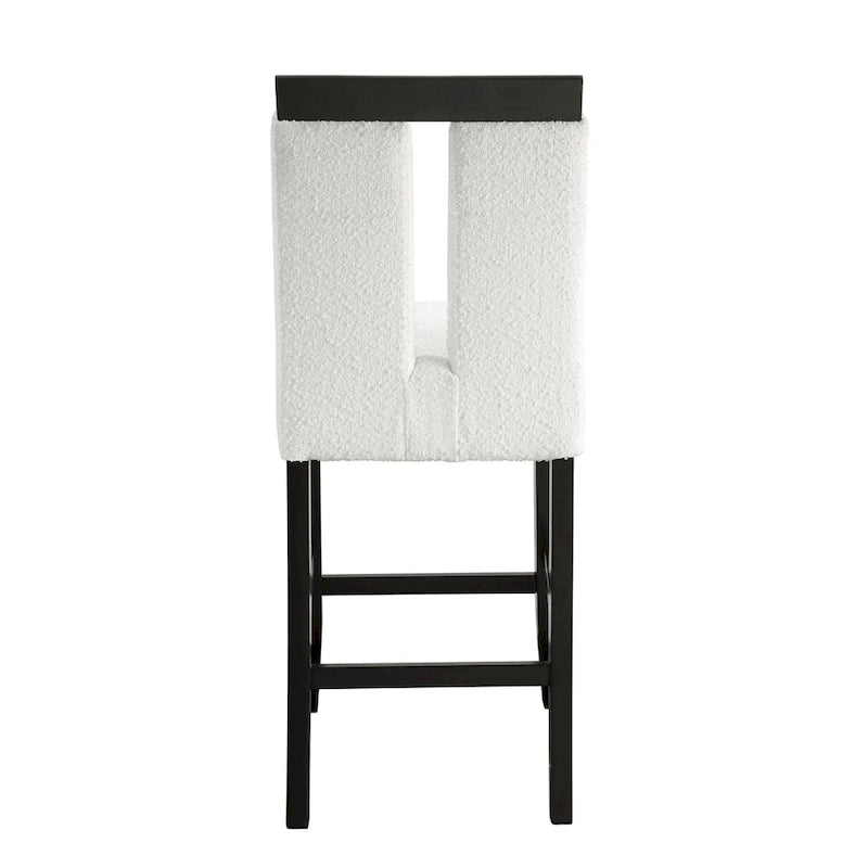 Sedia alta da bancone moderna imbottita Strick & Bolton Lange (Set di 2)