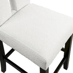 Sedia alta da bancone moderna imbottita Strick & Bolton Lange (Set di 2)