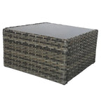 Set di mobili da giardino a 7 pezzi divano componibile da esterno