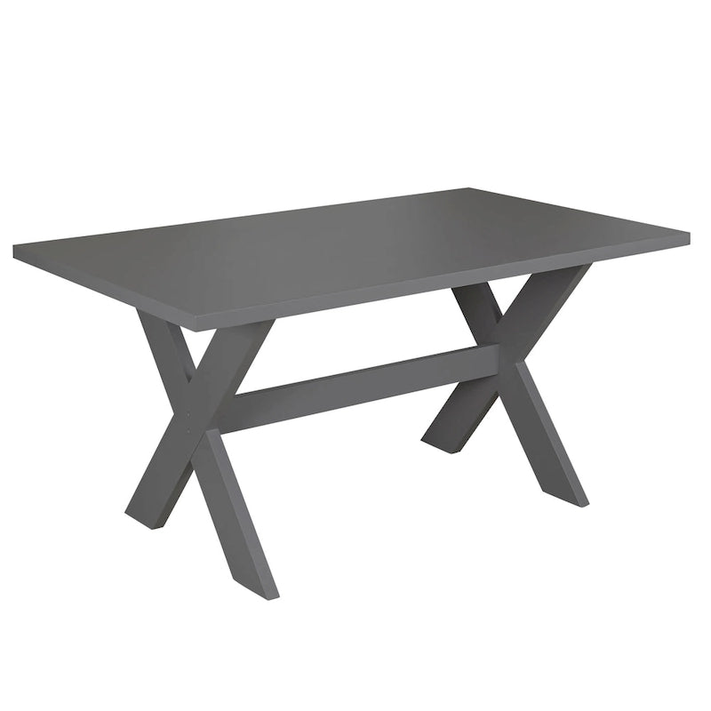 Tavolo da pranzo da picnic con base a X Simple Living Sumner