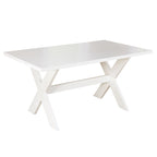 Tavolo da pranzo da picnic con base a X Simple Living Sumner