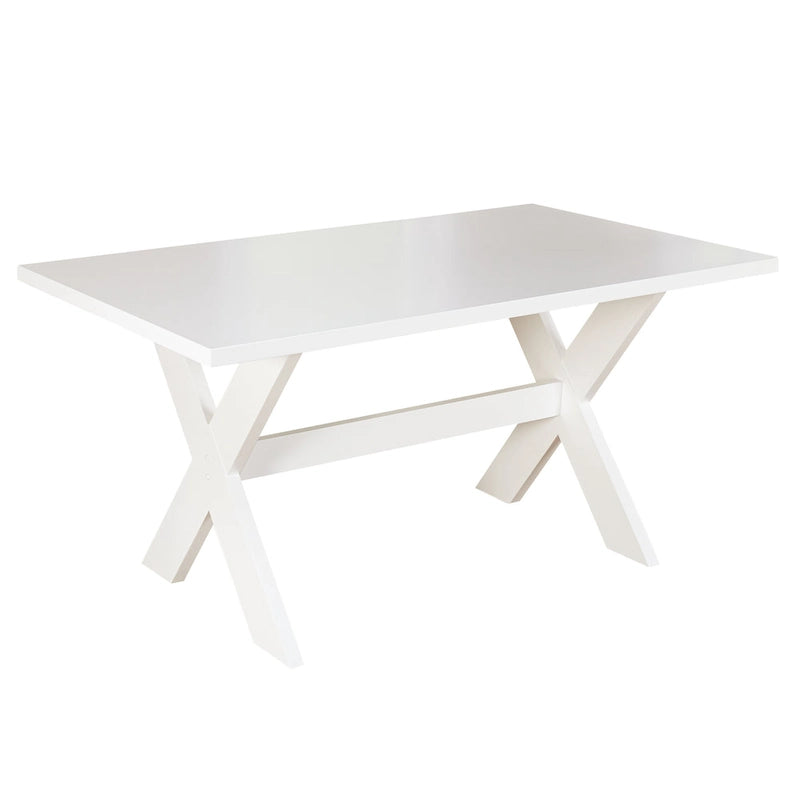 Tavolo da pranzo da picnic con base a X Simple Living Sumner