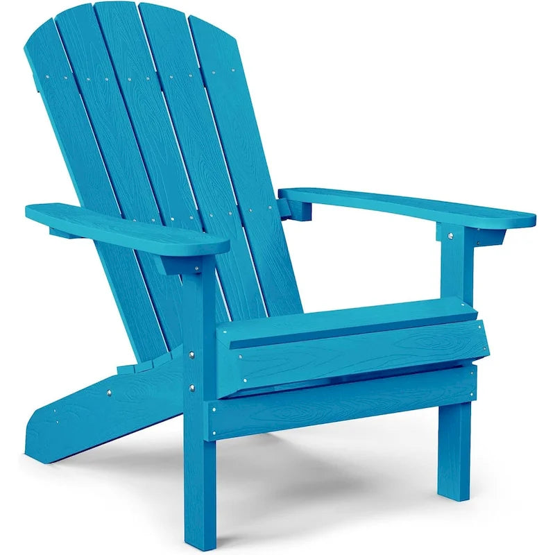 WINSOON Sedia Adirondack in plastica HIPS per esterni per tutte le stagioni