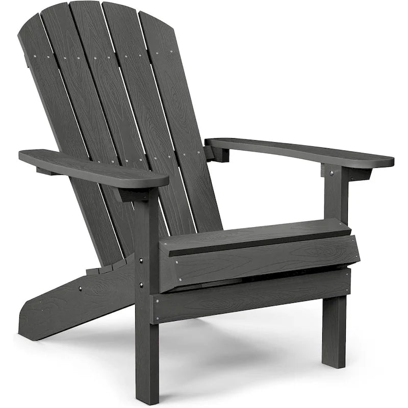 WINSOON Sedia Adirondack in plastica HIPS per esterni per tutte le stagioni