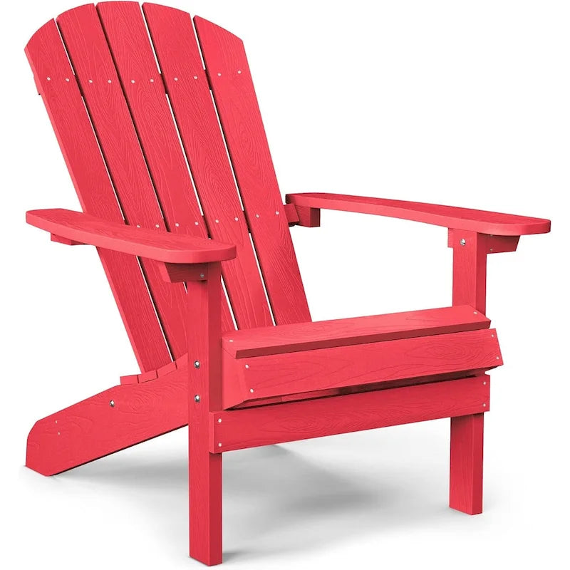 WINSOON Sedia Adirondack in plastica HIPS per esterni per tutte le stagioni