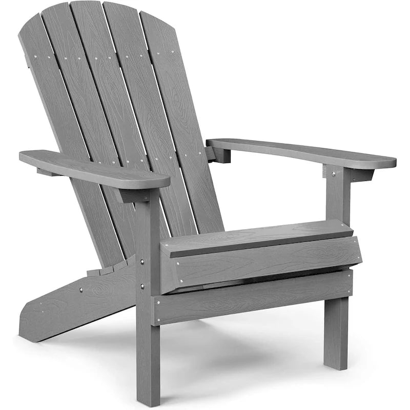 WINSOON Sedia Adirondack in plastica HIPS per esterni per tutte le stagioni
