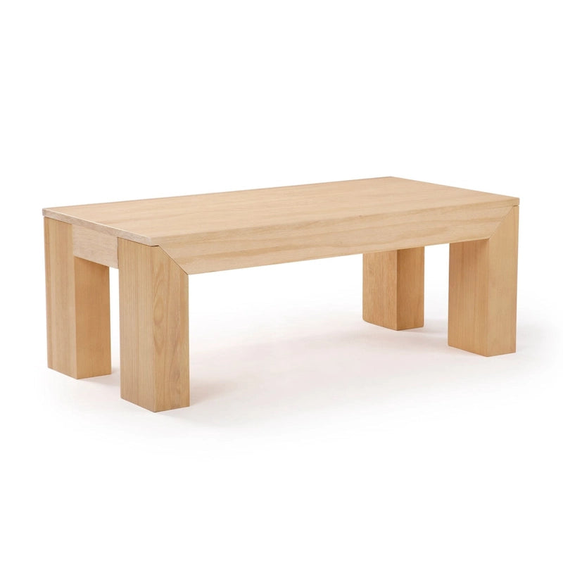 Tavolino rettangolare moderno Plank and Beam - 40 x 20