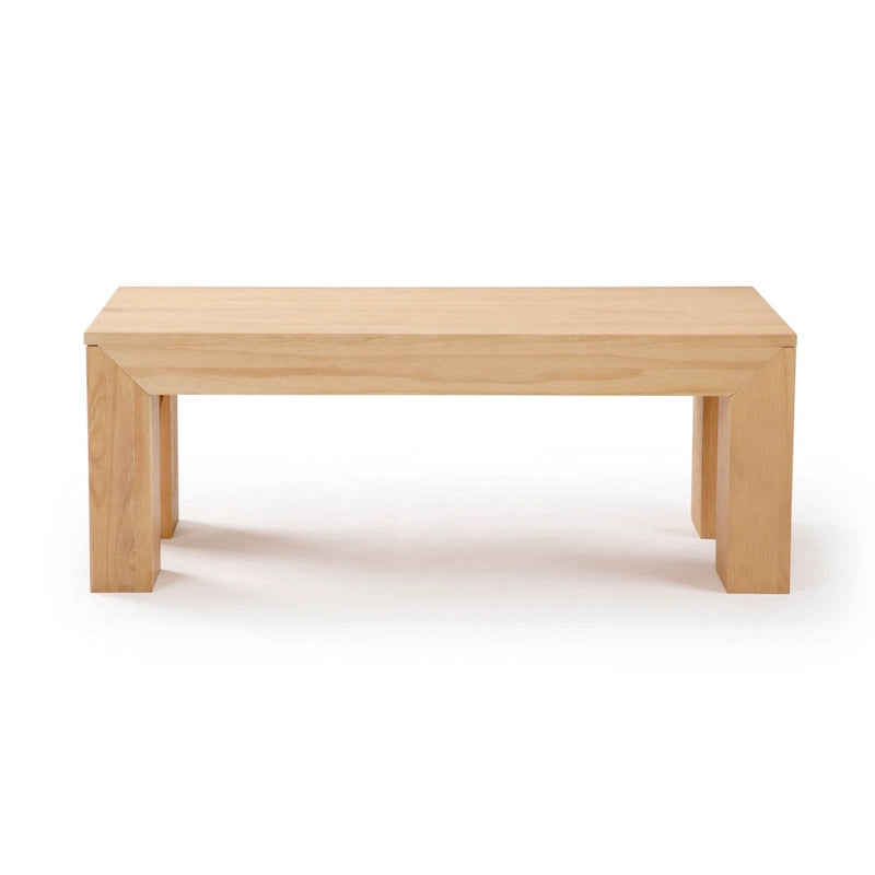 Tavolino rettangolare moderno Plank and Beam - 40 x 20
