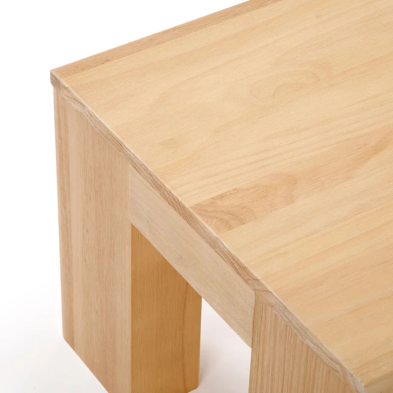 Tavolino rettangolare moderno Plank and Beam - 40 x 20