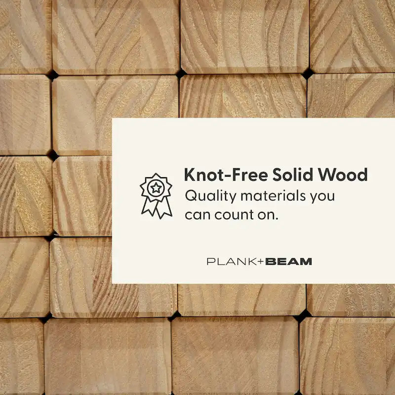 Tavolino rettangolare moderno Plank and Beam - 40 x 20