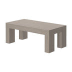 Tavolino rettangolare moderno Plank and Beam - 40 x 20