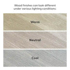 Tavolino rettangolare moderno Plank and Beam - 40 x 20