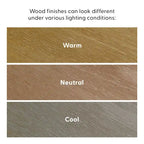 Tavolino rettangolare moderno Plank and Beam - 40 x 20