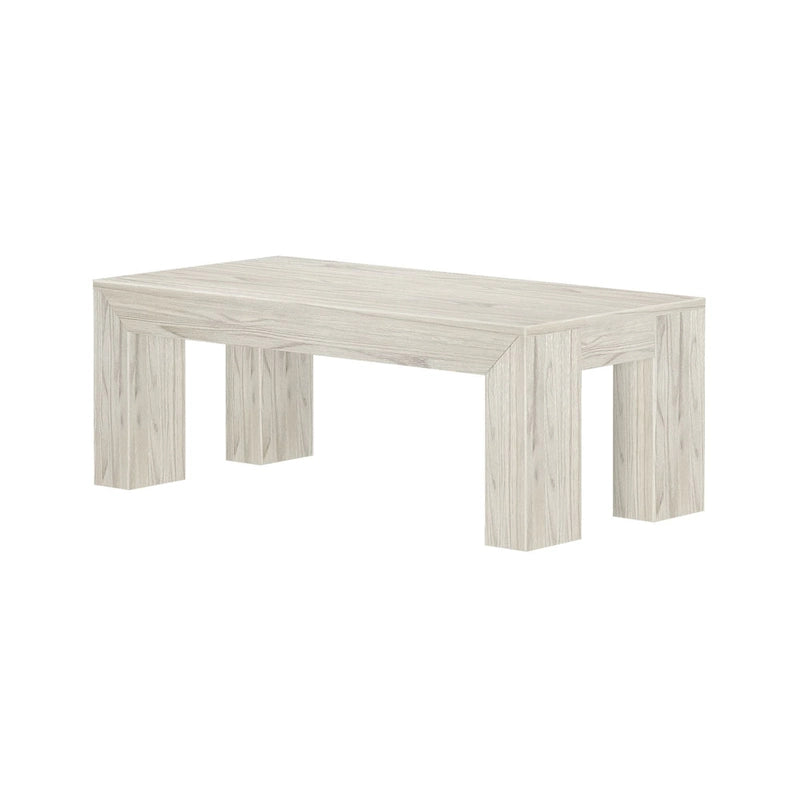 Tavolino rettangolare moderno Plank and Beam - 40 x 20