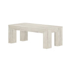 Tavolino rettangolare moderno Plank and Beam - 40 x 20