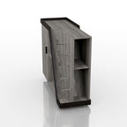 Mobile portabottiglie moderno a 6 ripiani Tern di Furniture of America
