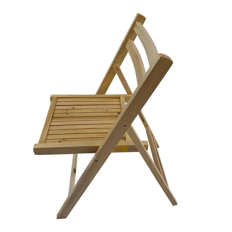 Set di 4 sedie pieghevoli in legno per eventi speciali