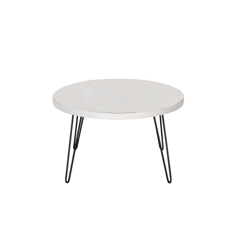 Tavolino da cocktail ovale Raffles 44 in legno