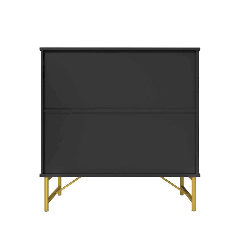 Clihome Credenza d'Appoggio Moderna in MDF a 2 Ante