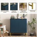 Clihome Credenza d'Appoggio Moderna in MDF a 2 Ante