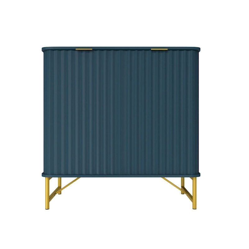 Clihome Credenza d'Appoggio Moderna in MDF a 2 Ante