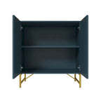 Clihome Credenza d'Appoggio Moderna in MDF a 2 Ante