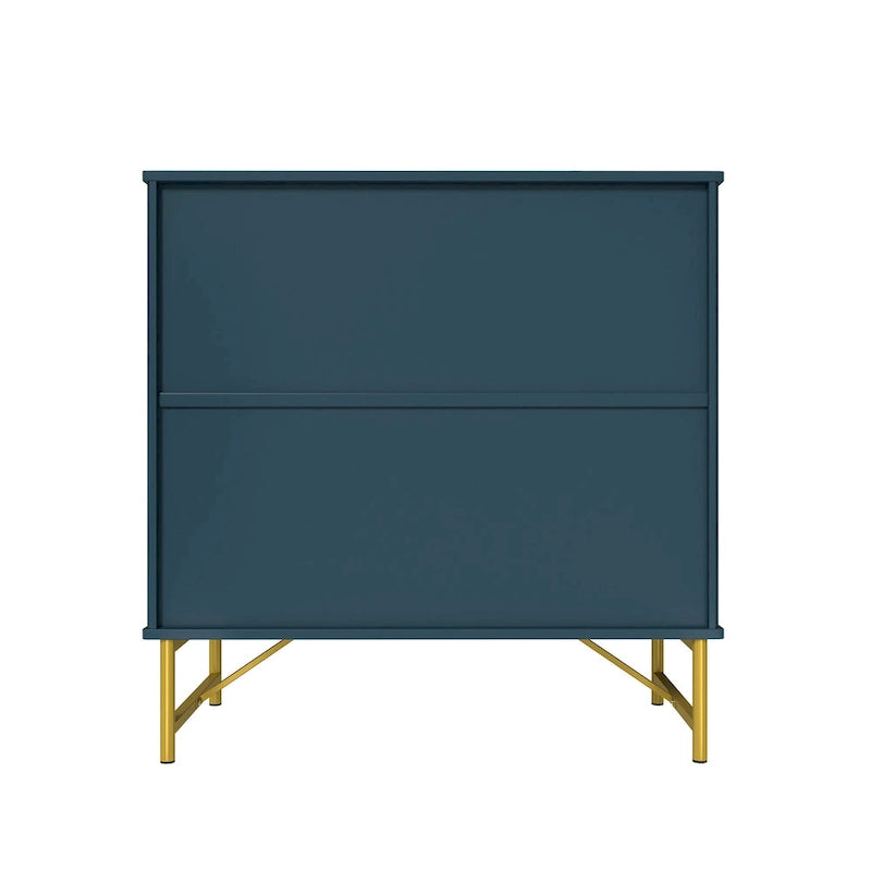 Clihome Credenza d'Appoggio Moderna in MDF a 2 Ante