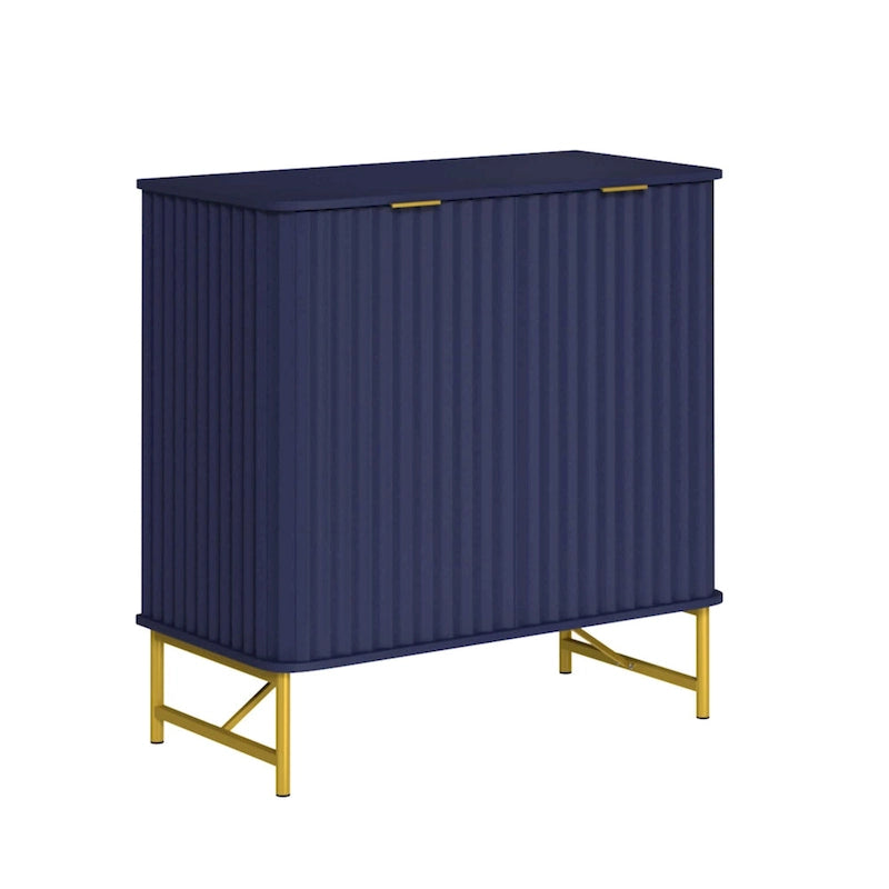 Clihome Credenza d'Appoggio Moderna in MDF a 2 Ante