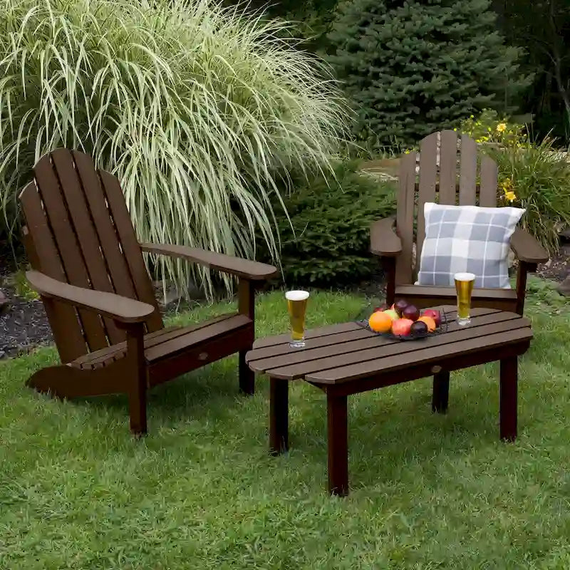 Set Sedia Adirondack Classica Highwood con Tavolino