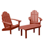 Set Sedia Adirondack Classica Highwood con Tavolino