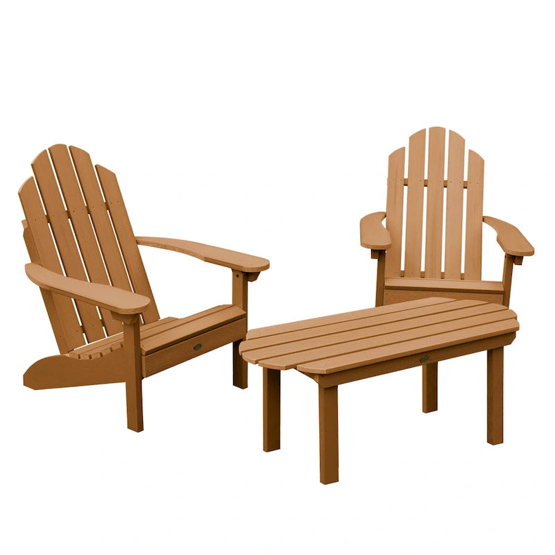 Set Sedia Adirondack Classica Highwood con Tavolino