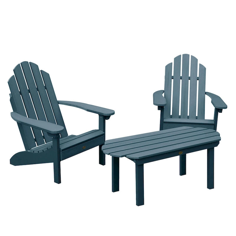 Set Sedia Adirondack Classica Highwood con Tavolino