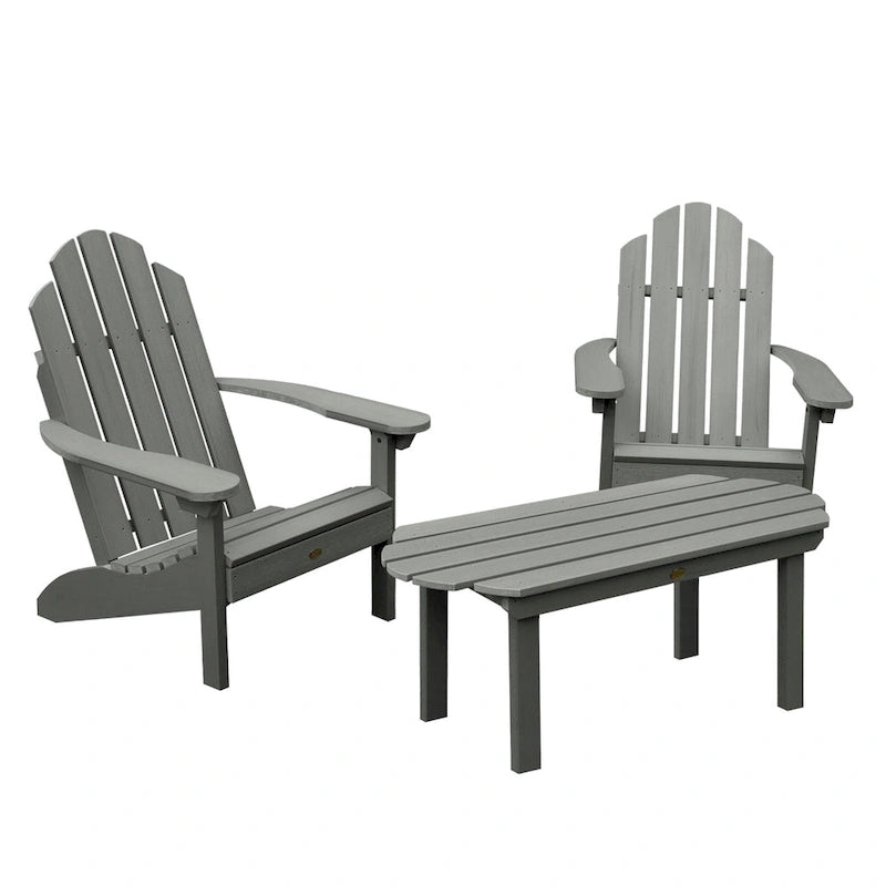 Set Sedia Adirondack Classica Highwood con Tavolino
