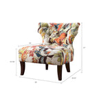 Sedia senza braccioli Madison Park Bree Hourglass con trapuntatura a clessidra