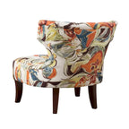 Sedia senza braccioli Madison Park Bree Hourglass con trapuntatura a clessidra