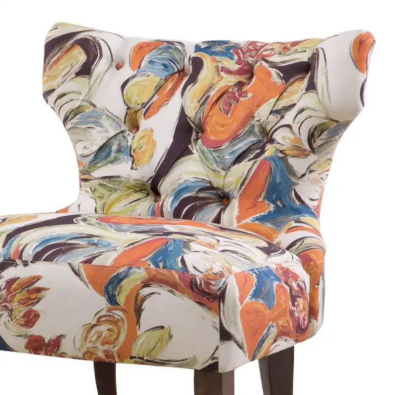 Sedia senza braccioli Madison Park Bree Hourglass con trapuntatura a clessidra