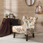 Sedia senza braccioli Madison Park Bree Hourglass con trapuntatura a clessidra