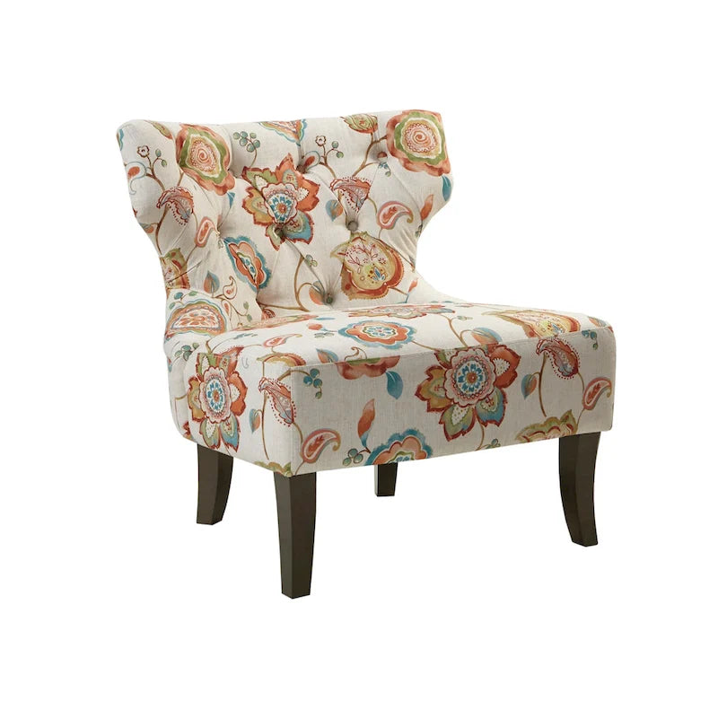Sedia senza braccioli Madison Park Bree Hourglass con trapuntatura a clessidra