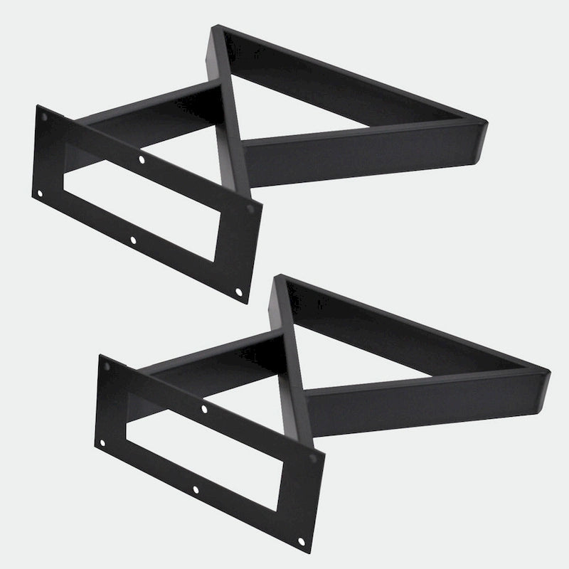 Home Soft Things Gambe per tavolo in ferro a forma di Z 2 pezzi Gambe per tavolino