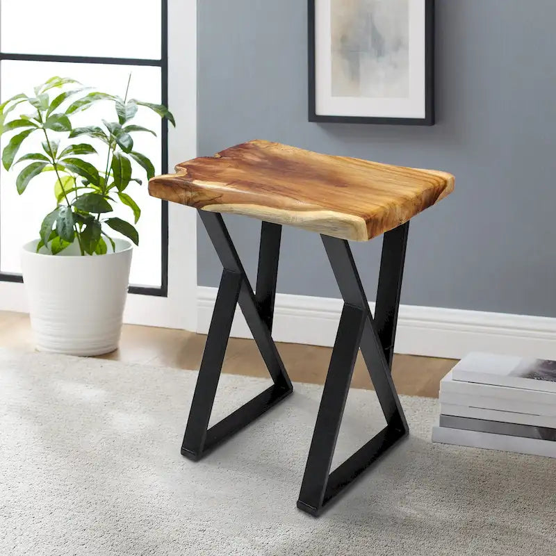 Home Soft Things Gambe per tavolo in ferro a forma di Z 2 pezzi Gambe per tavolino