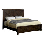The Gray Barn Epona, Letto in legno noce scuro stile rustico