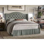 Letto a piattaforma imbottito Eleanor Tufted
