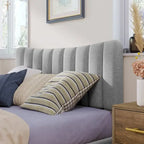Base letto imbottita con piattaforma