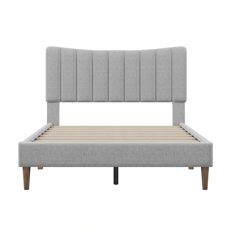 Base letto imbottita con piattaforma