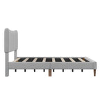 Base letto imbottita con piattaforma