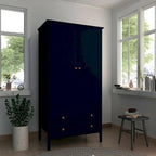Armadio Manhattan Comfort Crown Full con appendiabiti e 2 cassetti