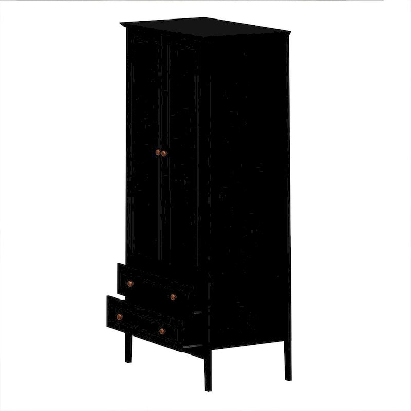 Armadio Manhattan Comfort Crown Full con appendiabiti e 2 cassetti