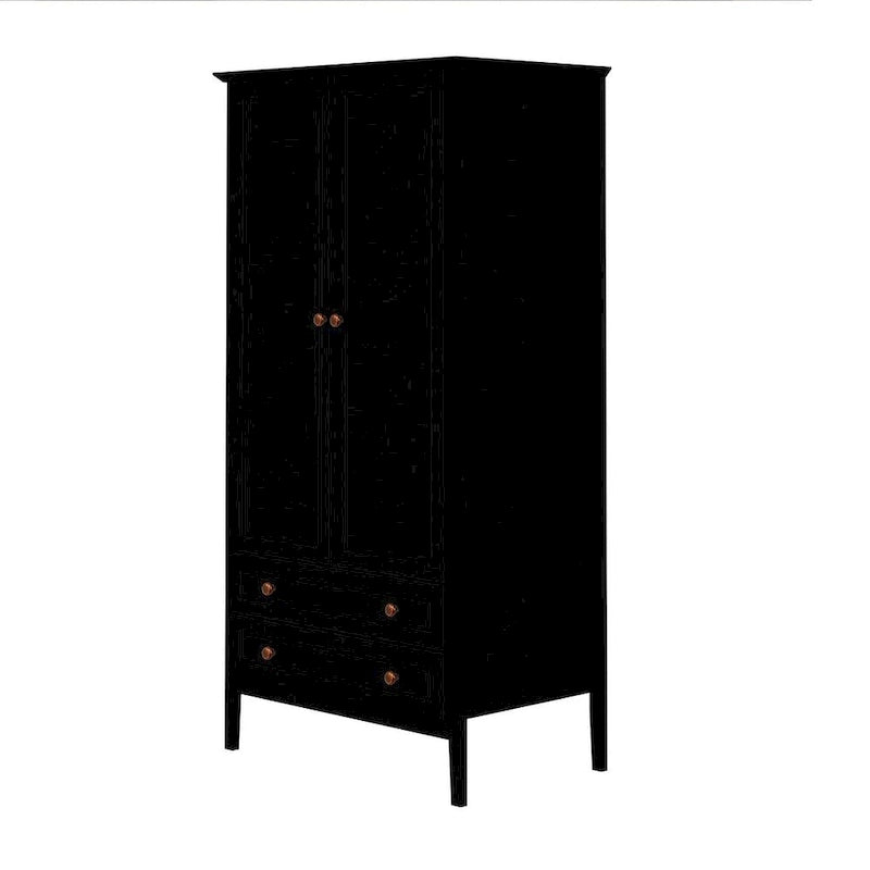 Armadio Manhattan Comfort Crown Full con appendiabiti e 2 cassetti